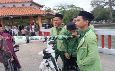 Rukyatul Hilal Tahun 1446 H di Pantai Kartini bersama UNISNU Jepara