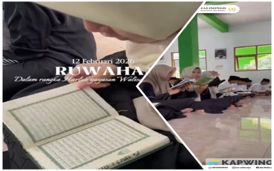 Peringati Harlah ke-46, MA Walisongo Gelar Ruwahan Massal dan Doa Bersama