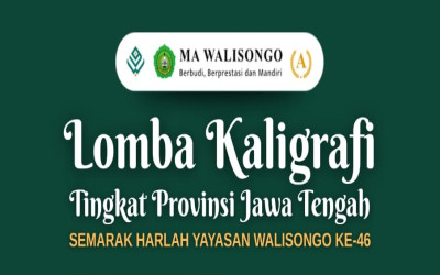 Rayakan Harlah ke-46, MA Walisongo Pecangaan Gelar Lomba Kaligrafi Eksklusif Se-Jawa Tengah
